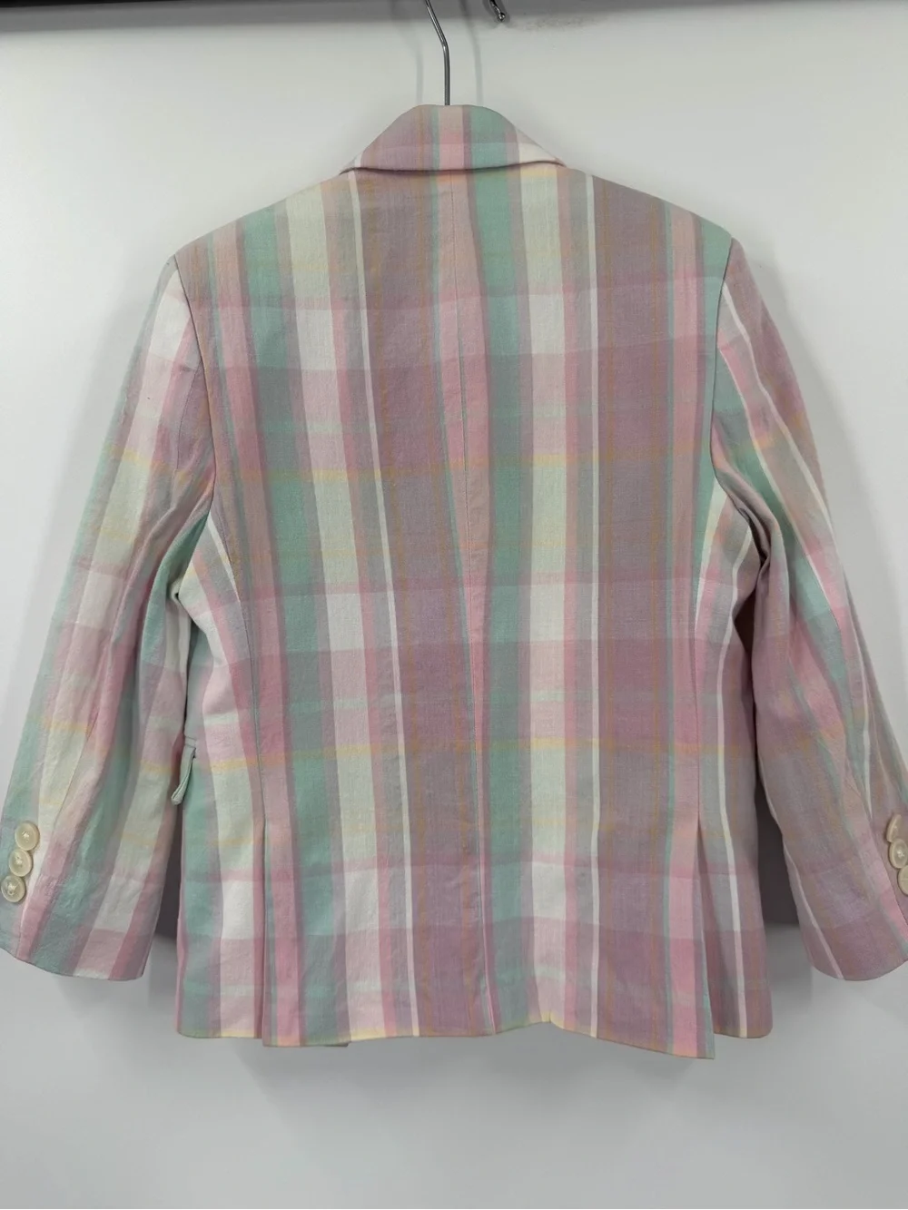 Lauren Ralph Lauren Blazer Pastel Madras Plaid